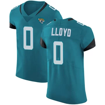 Men's Jacksonville Jaguars ＃0 Devin Lloyd Teal Elite Vapor Untouchable Alternate Jersey