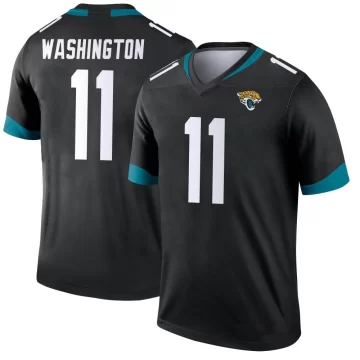 Men's Jacksonville Jaguars ＃11 Parker Washington Black Legend Jersey