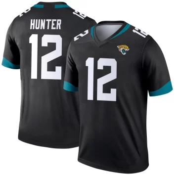 Men's Jacksonville Jaguars ＃12 Travis Hunter Black Legend Jersey