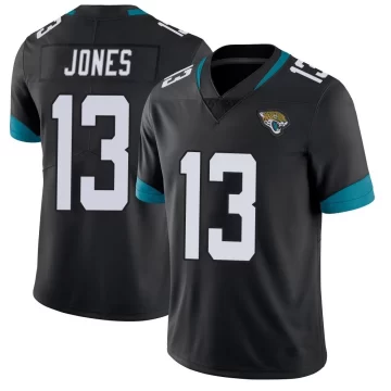Men's Jacksonville Jaguars ＃13 Tim Jones Black Limited Vapor Untouchable Jersey