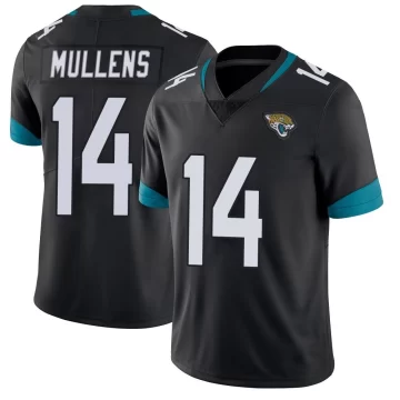 Men's Jacksonville Jaguars ＃14 Nick Mullens Black Limited Vapor Untouchable Jersey