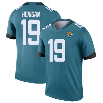 Men's Jacksonville Jaguars ＃19 Seth Henigan Teal Legend Color Rush Jersey