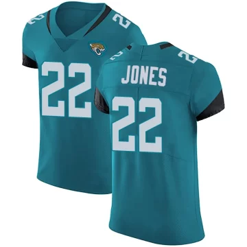 Men's Jacksonville Jaguars ＃22 Jarrian Jones Teal Elite Vapor Untouchable Alternate Jersey