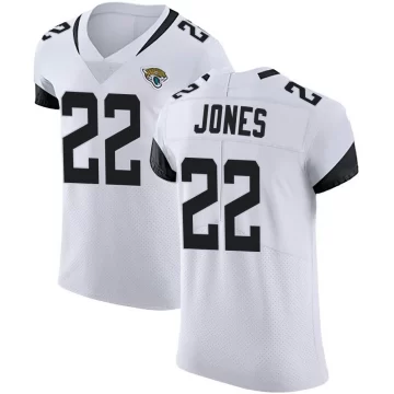 Men's Jacksonville Jaguars ＃22 Jarrian Jones White Elite Vapor Untouchable Road Jersey