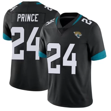 Men's Jacksonville Jaguars ＃24 De'Antre Prince Black Limited Vapor Untouchable Jersey