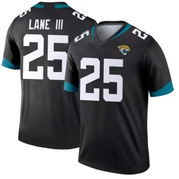 Men's Jacksonville Jaguars ＃25 Rayuan Lane III Black Legend Jersey
