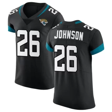 Men's Jacksonville Jaguars ＃26 Antonio Johnson Black Elite Vapor Untouchable Jersey