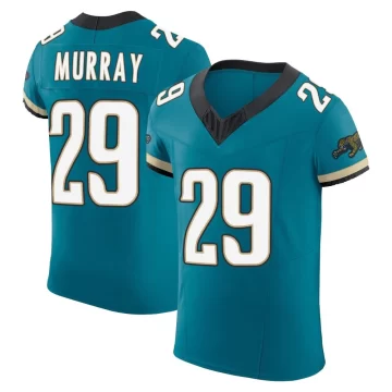 Men's Jacksonville Jaguars ＃29 Eric Murray Teal Elite Prowler Throwback Vapor F.U.S.E. Jersey