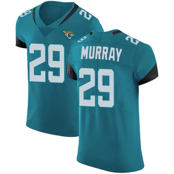Men's Jacksonville Jaguars ＃29 Eric Murray Teal Elite Vapor Untouchable Alternate Jersey