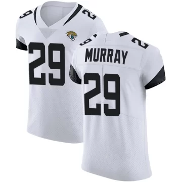 Men's Jacksonville Jaguars ＃29 Eric Murray White Elite Vapor Untouchable Road Jersey