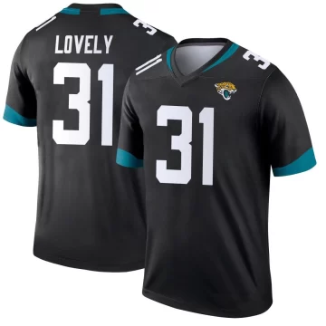 Men's Jacksonville Jaguars ＃31 Keni-H Lovely Black Legend Jersey