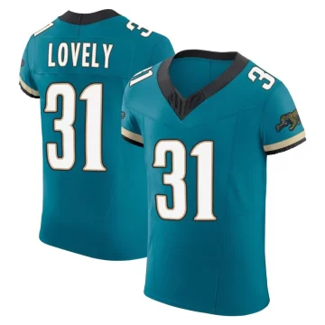 Men's Jacksonville Jaguars ＃31 Keni-H Lovely Teal Elite Prowler Throwback Vapor F.U.S.E. Jersey