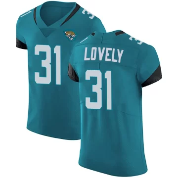 Men's Jacksonville Jaguars ＃31 Keni-H Lovely Teal Elite Vapor Untouchable Alternate Jersey
