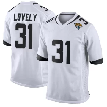 Men's Jacksonville Jaguars ＃31 Keni-H Lovely White Game Jersey