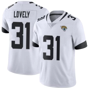 Men's Jacksonville Jaguars ＃31 Keni-H Lovely White Limited Vapor Untouchable Jersey