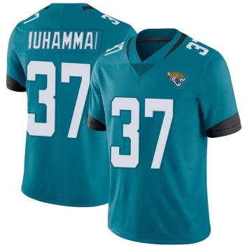 Men's Jacksonville Jaguars ＃37 Jabbar Muhammad Teal Limited Vapor Untouchable Jersey