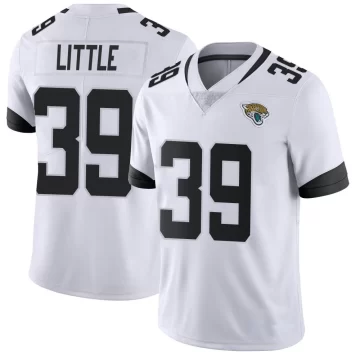 Men's Jacksonville Jaguars ＃39 Cam Little White Limited Vapor Untouchable Jersey
