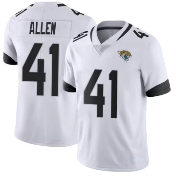 Men's Jacksonville Jaguars ＃41 Josh Hines-Allen White Limited Vapor Untouchable Jersey