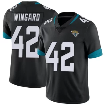 Men's Jacksonville Jaguars ＃42 Andrew Wingard Black Limited Vapor Untouchable Jersey