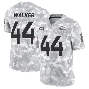 Men's Jacksonville Jaguars ＃44 Travon Walker Arctic Camo Limited 2024 Salute to Service Jersey
