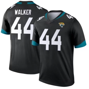 Men's Jacksonville Jaguars ＃44 Travon Walker Black Legend Jersey