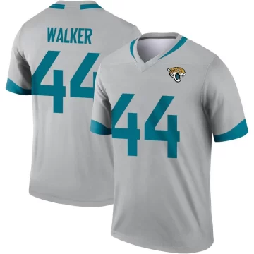 Men's Jacksonville Jaguars ＃44 Travon Walker Legend Silver Inverted Jersey