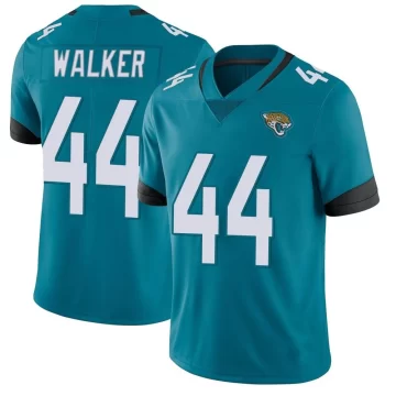 Men's Jacksonville Jaguars ＃44 Travon Walker Teal Limited Vapor Untouchable Jersey