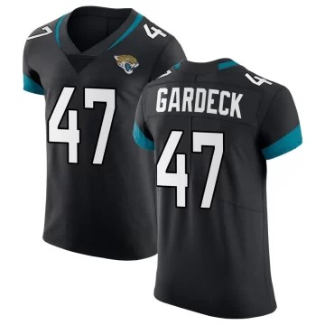 Men's Jacksonville Jaguars ＃47 Dennis Gardeck Black Elite Vapor Untouchable Jersey