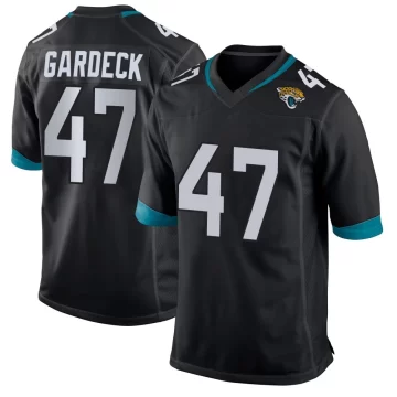 Men's Jacksonville Jaguars ＃47 Dennis Gardeck Black Game Jersey