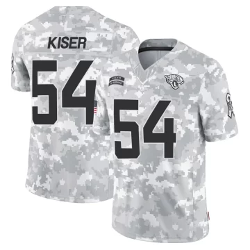 Men's Jacksonville Jaguars ＃54 Jack Kiser Arctic Camo Limited 2024 Salute to Service Jersey
