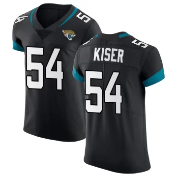 Men's Jacksonville Jaguars ＃54 Jack Kiser Black Elite Vapor Untouchable Jersey