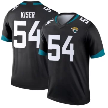 Men's Jacksonville Jaguars ＃54 Jack Kiser Black Legend Jersey