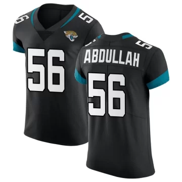 Men's Jacksonville Jaguars ＃56 Yasir Abdullah Black Elite Vapor Untouchable Jersey