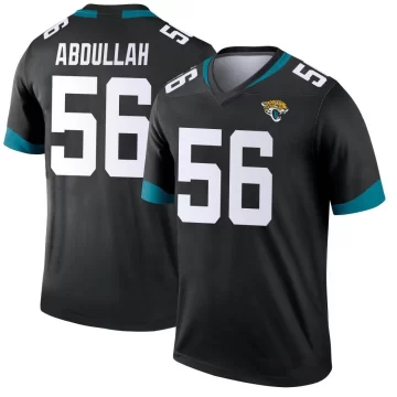 Men's Jacksonville Jaguars ＃56 Yasir Abdullah Black Legend Jersey