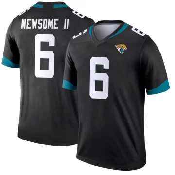 Men's Jacksonville Jaguars ＃6 Greg Newsome II Black Legend Jersey