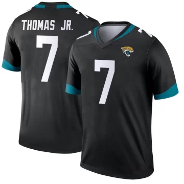 Men's Jacksonville Jaguars ＃7 Brian Thomas Jr. Black Legend Jersey