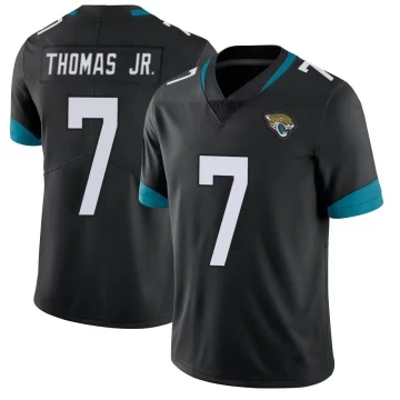 Men's Jacksonville Jaguars ＃7 Brian Thomas Jr. Black Limited Vapor Untouchable Jersey