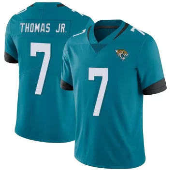Men's Jacksonville Jaguars ＃7 Brian Thomas Jr. Teal Limited Vapor Untouchable Jersey