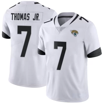 Men's Jacksonville Jaguars ＃7 Brian Thomas Jr. White Limited Vapor Untouchable Jersey