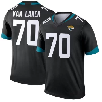 Men's Jacksonville Jaguars ＃70 Cole Van Lanen Black Legend Jersey
