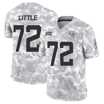 Men's Jacksonville Jaguars ＃72 Walker Little Arctic Camo Limited 2024 Salute to Service Jersey