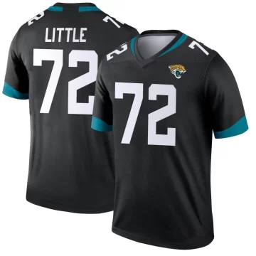 Men's Jacksonville Jaguars ＃72 Walker Little Black Legend Jersey