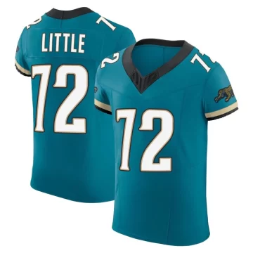 Men's Jacksonville Jaguars ＃72 Walker Little Teal Elite Prowler Throwback Vapor F.U.S.E. Jersey