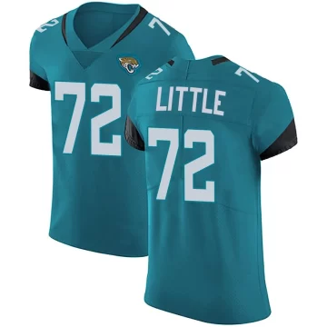 Men's Jacksonville Jaguars ＃72 Walker Little Teal Elite Vapor Untouchable Alternate Jersey