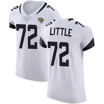 Men's Jacksonville Jaguars ＃72 Walker Little White Elite Vapor Untouchable Road Jersey