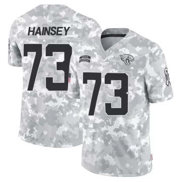 Men's Jacksonville Jaguars ＃73 Robert Hainsey Arctic Camo Limited 2024 Salute to Service Jersey