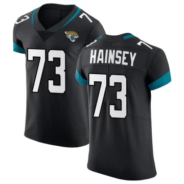 Men's Jacksonville Jaguars ＃73 Robert Hainsey Black Elite Vapor Untouchable Jersey