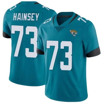 Men's Jacksonville Jaguars ＃73 Robert Hainsey Teal Limited Vapor Untouchable Jersey