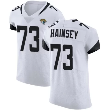 Men's Jacksonville Jaguars ＃73 Robert Hainsey White Elite Vapor Untouchable Road Jersey
