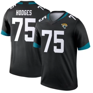 Men's Jacksonville Jaguars ＃75 Cooper Hodges Black Legend Jersey